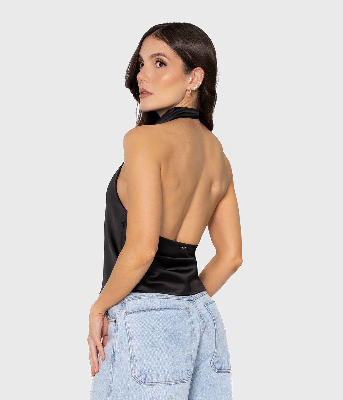 Zephira Satin Top