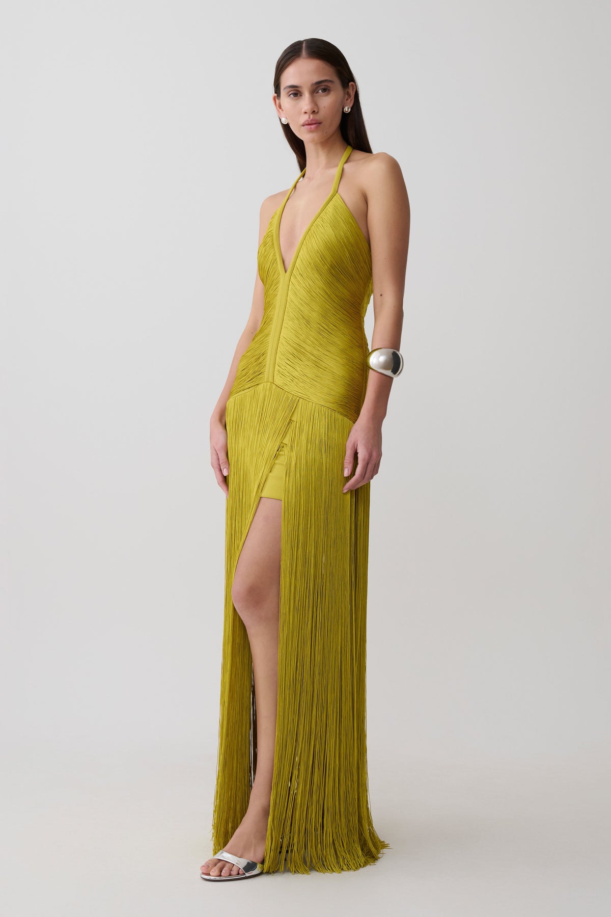 Chartreuse Maxi Dress