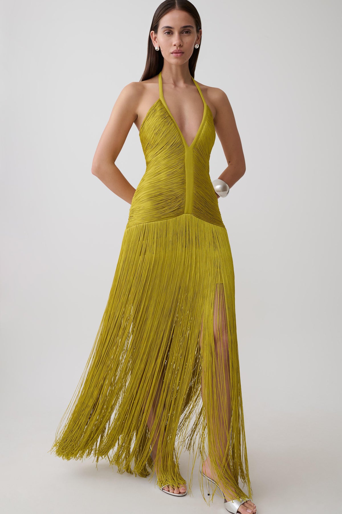 Chartreuse Maxi Dress