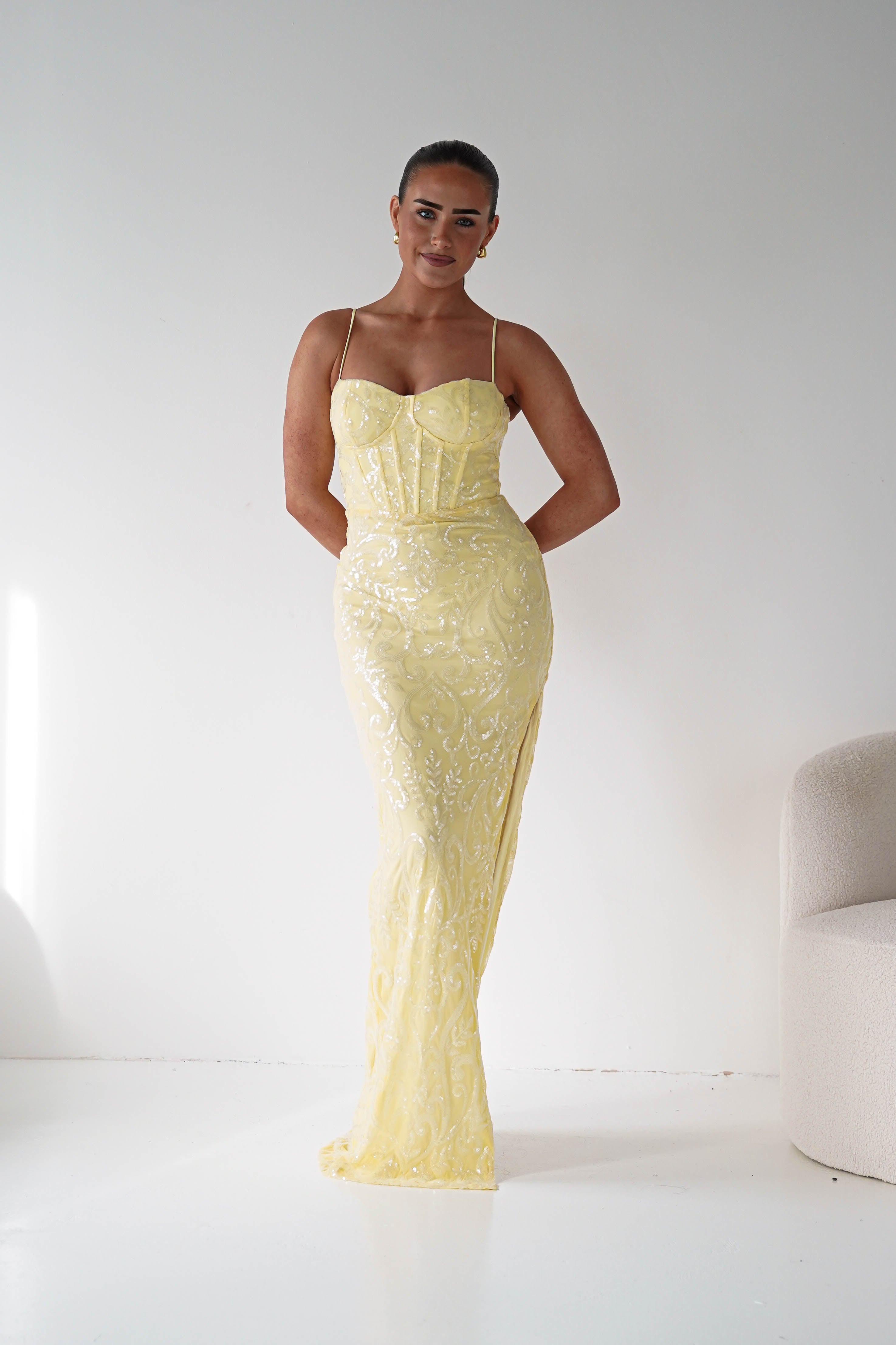 Maliha Sequin Maxi Dress