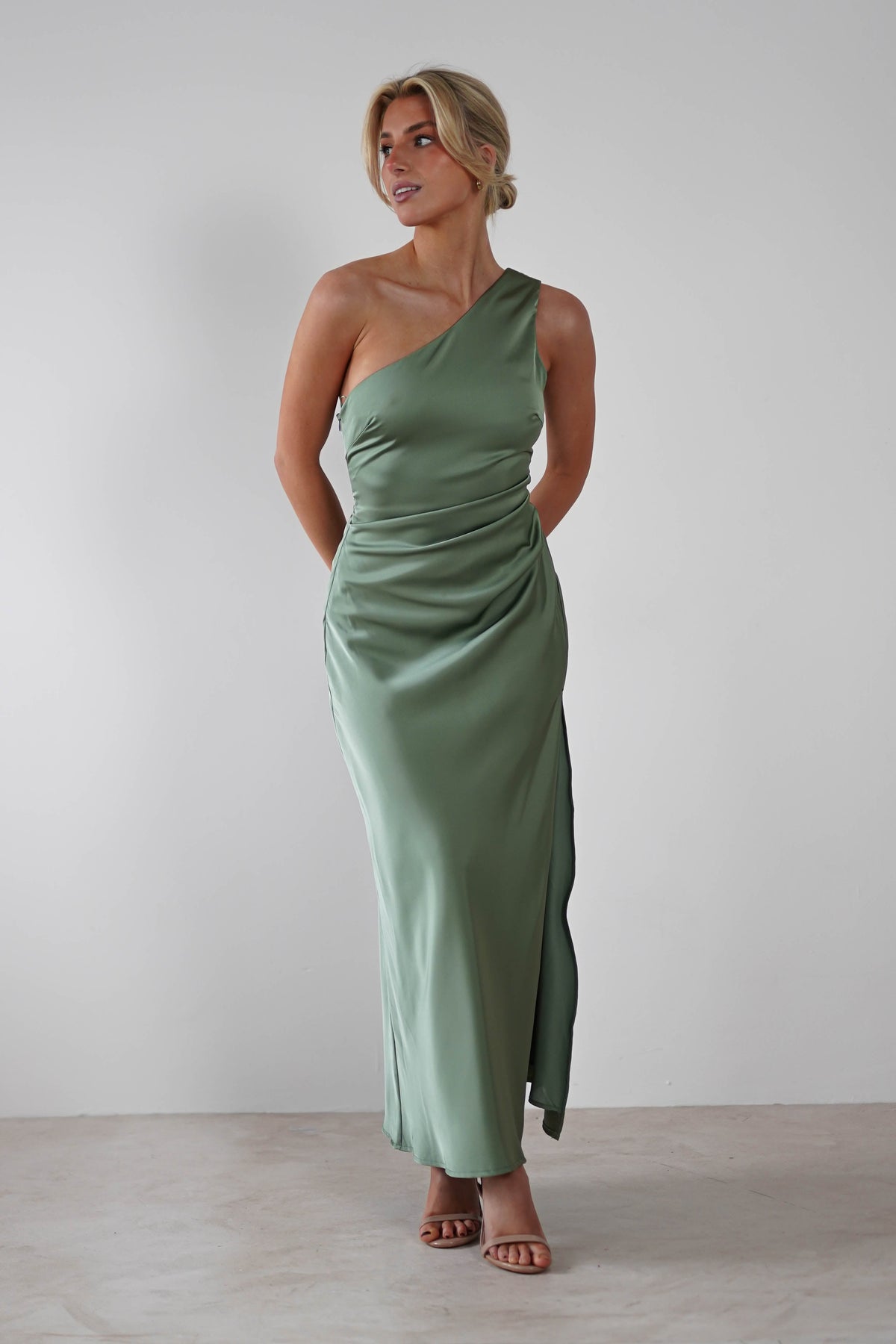 Odalstine Satin Maxi Dress