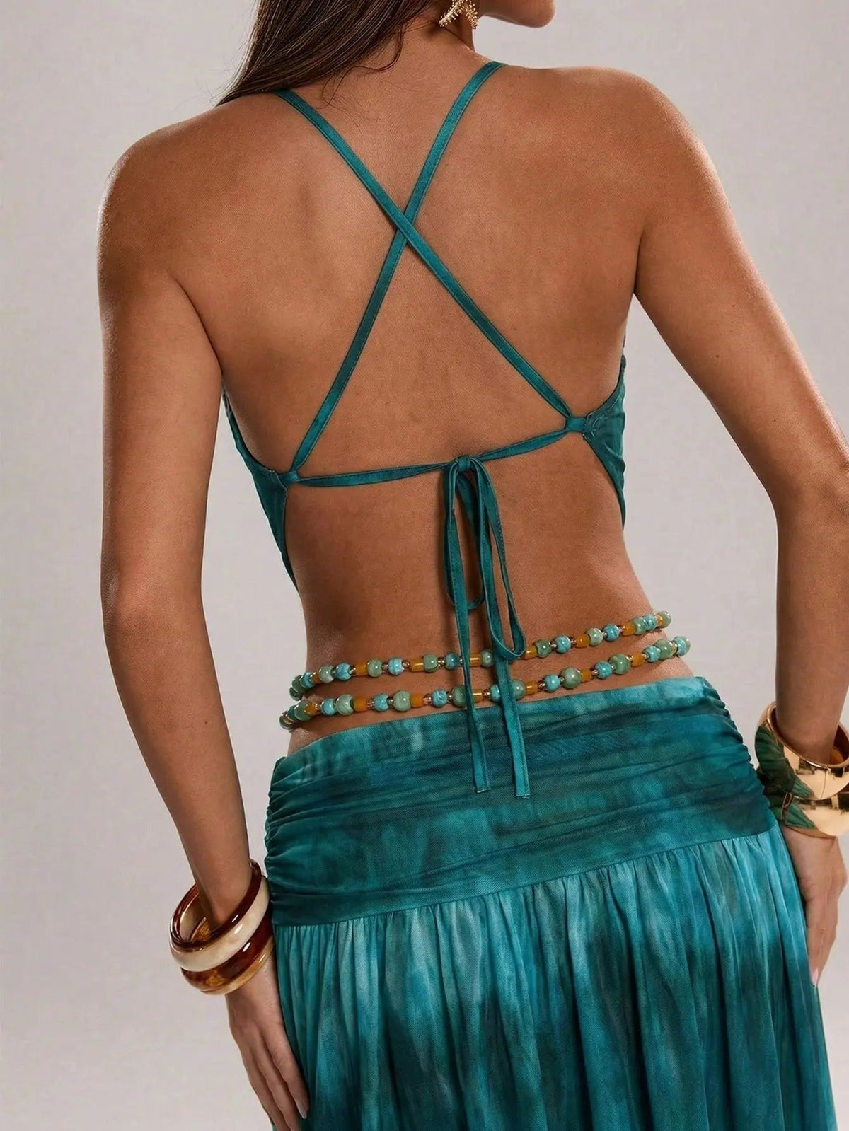 Aegean Halter Maxi Dress
