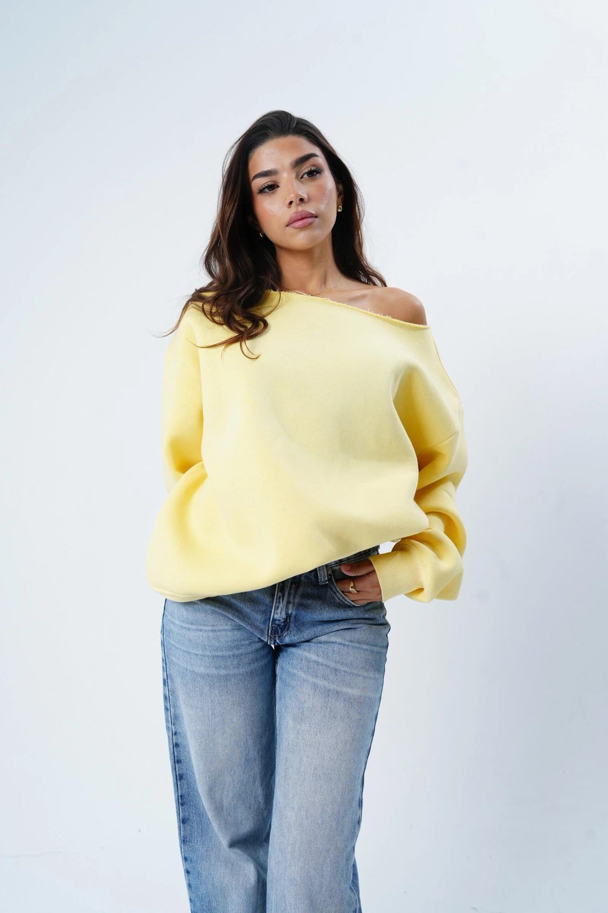 Cazriel Off-Shoulder Hoodie