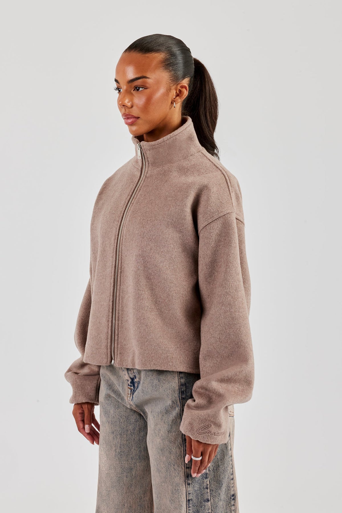 Fenrostine Wool Funnel Jacket