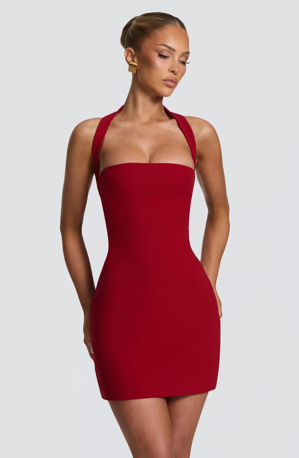 Halterine Mini Dress