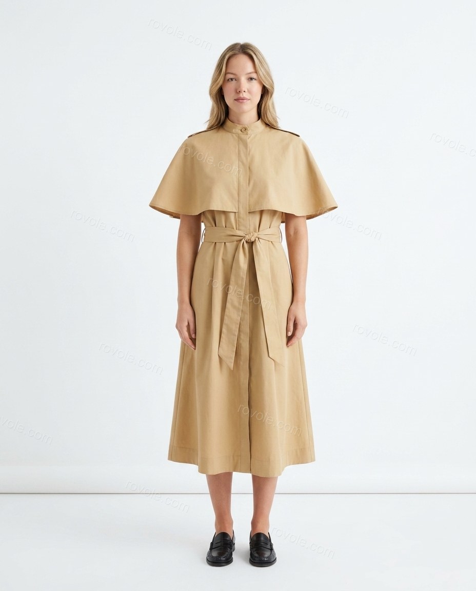 Marisonde Cape Midi Dress