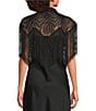 Stella Sequin Cape