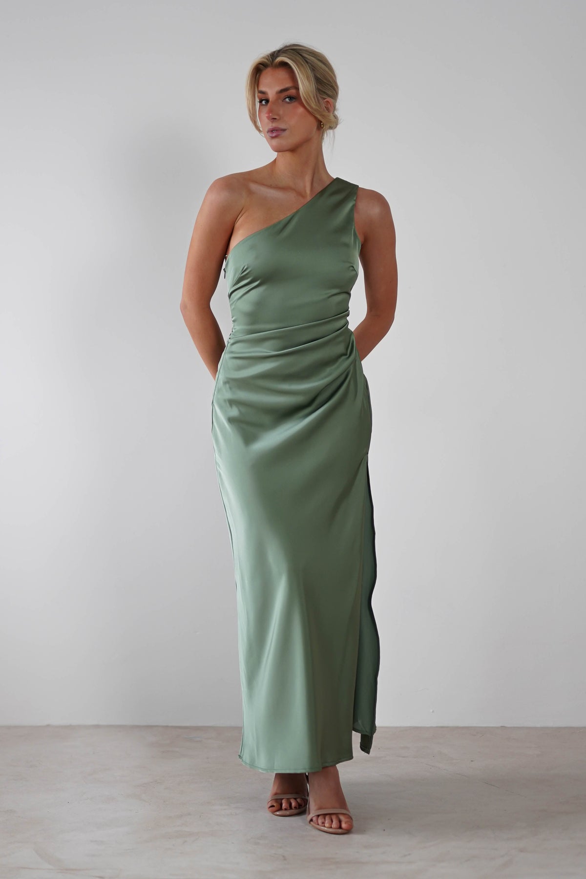 Odalstine Satin Maxi Dress