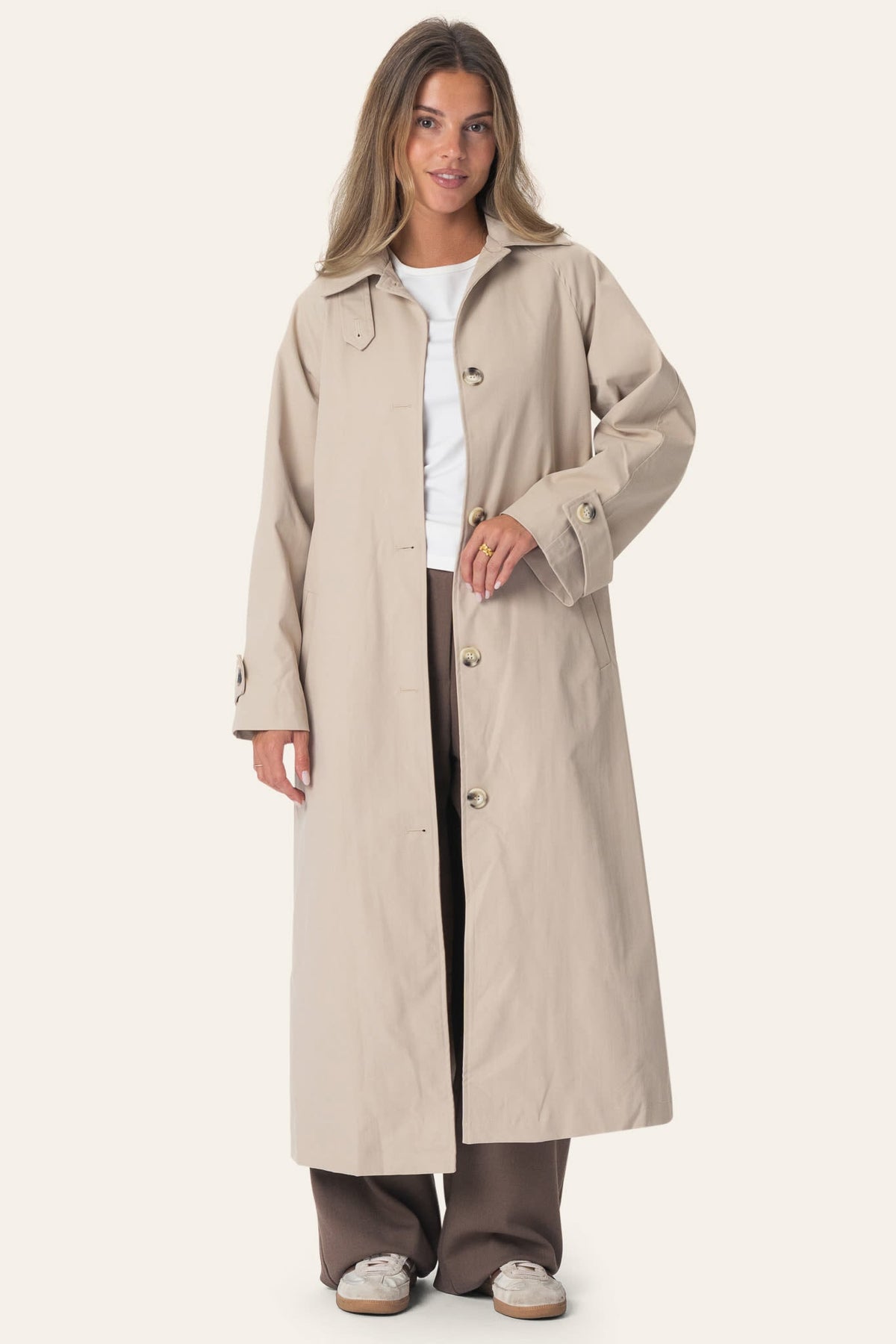 Odalfaire Pleated Trench Coat