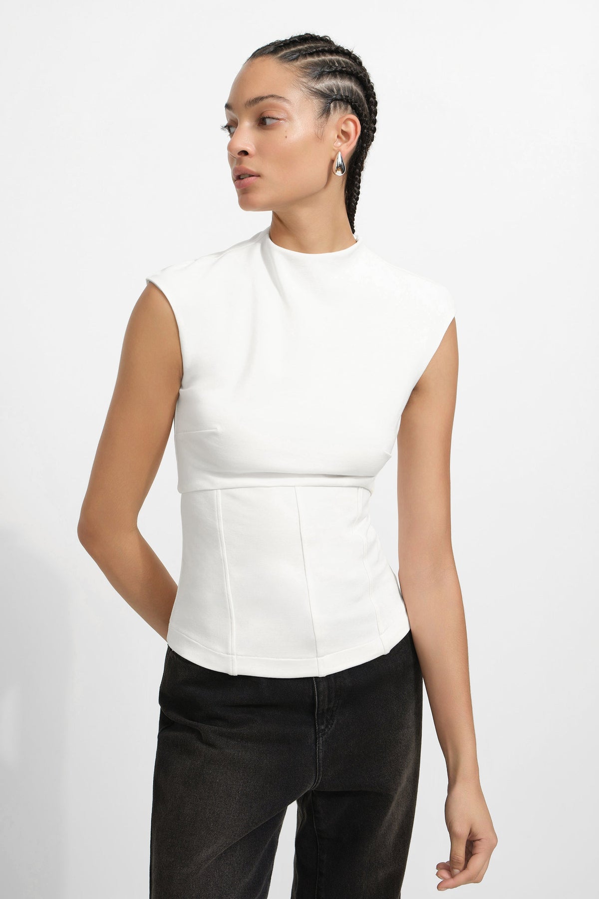 Adalise Mock-Neck Top