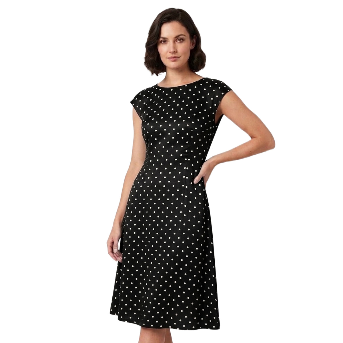 Selwynne Polka Dot Midi Dress