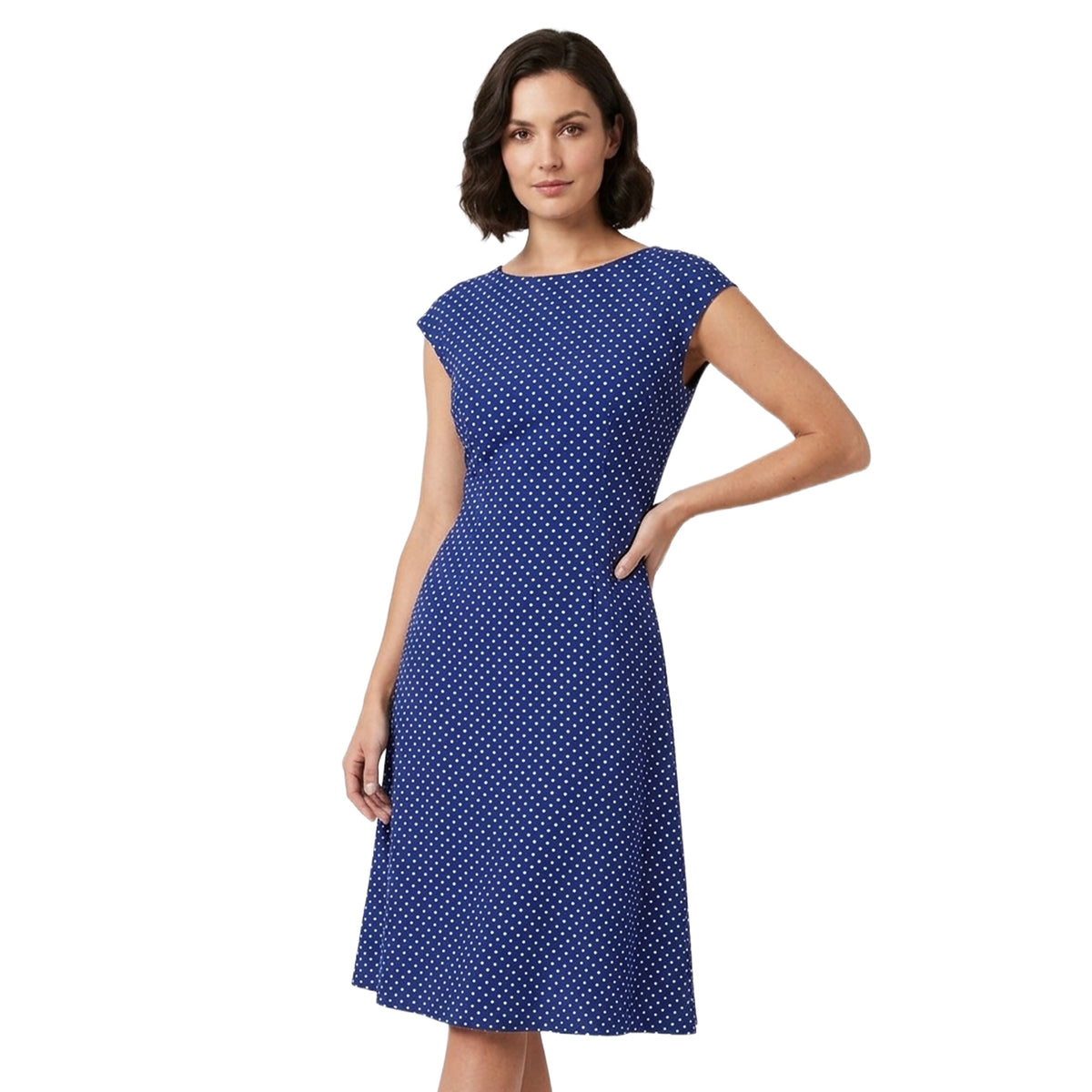 Selwynne Polka Dot Midi Dress