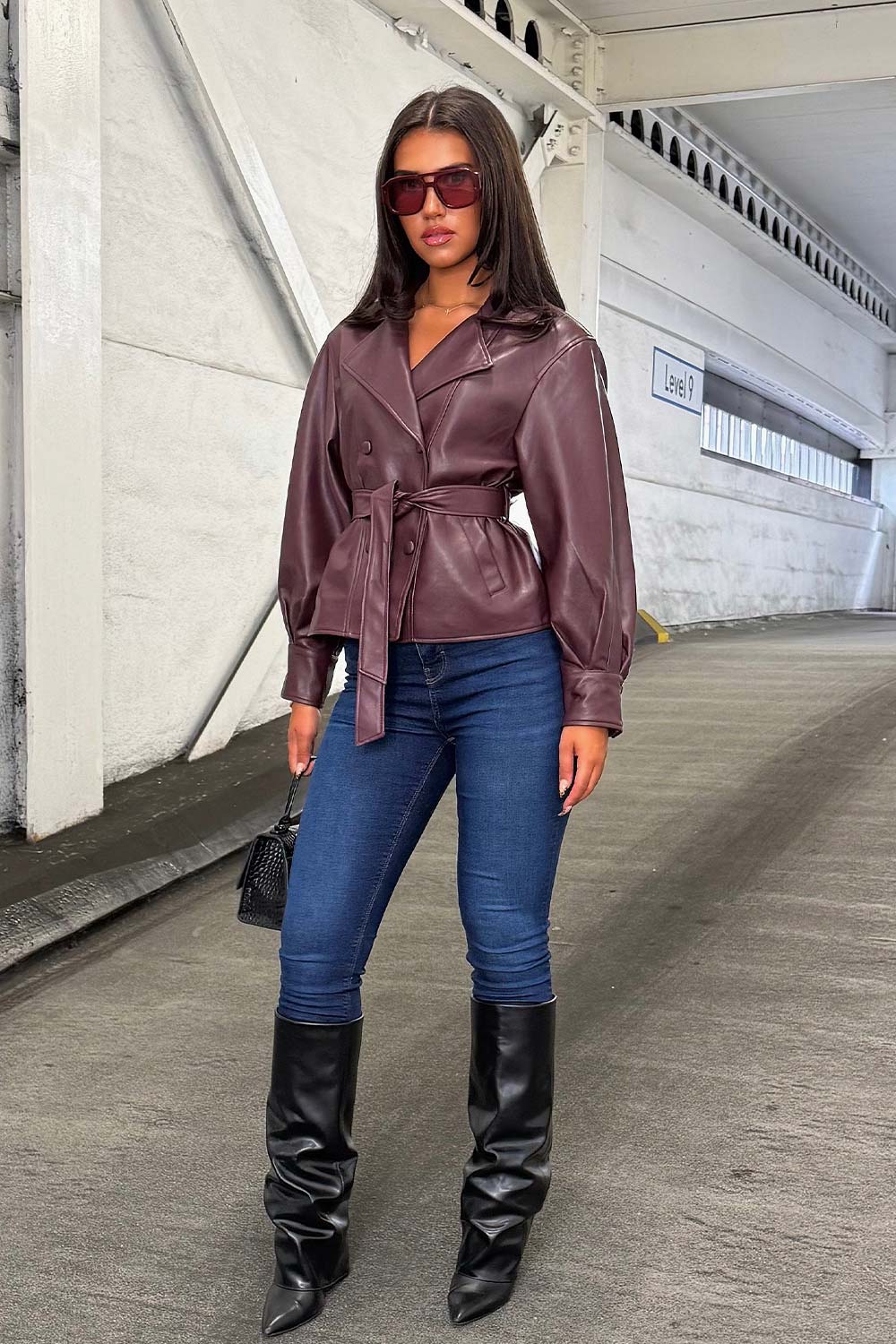 Selvaria Belted Leather Jacket