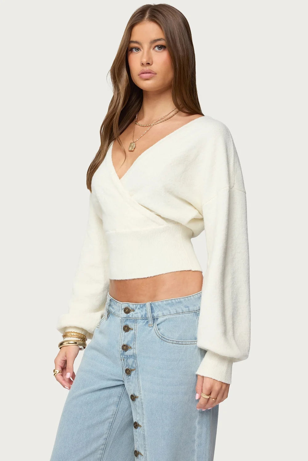 Elodie Wrap Sweater