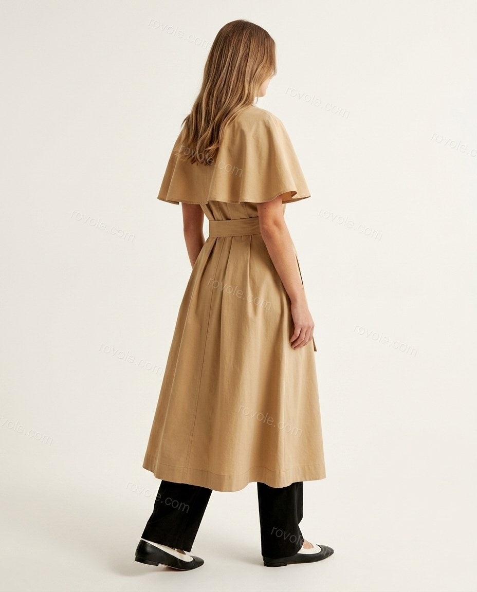 Marisonde Cape Midi Dress